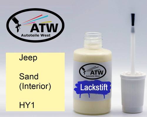 Jeep, Sand (Interior), HY1: 20ml Lackstift, von ATW Autoteile West.